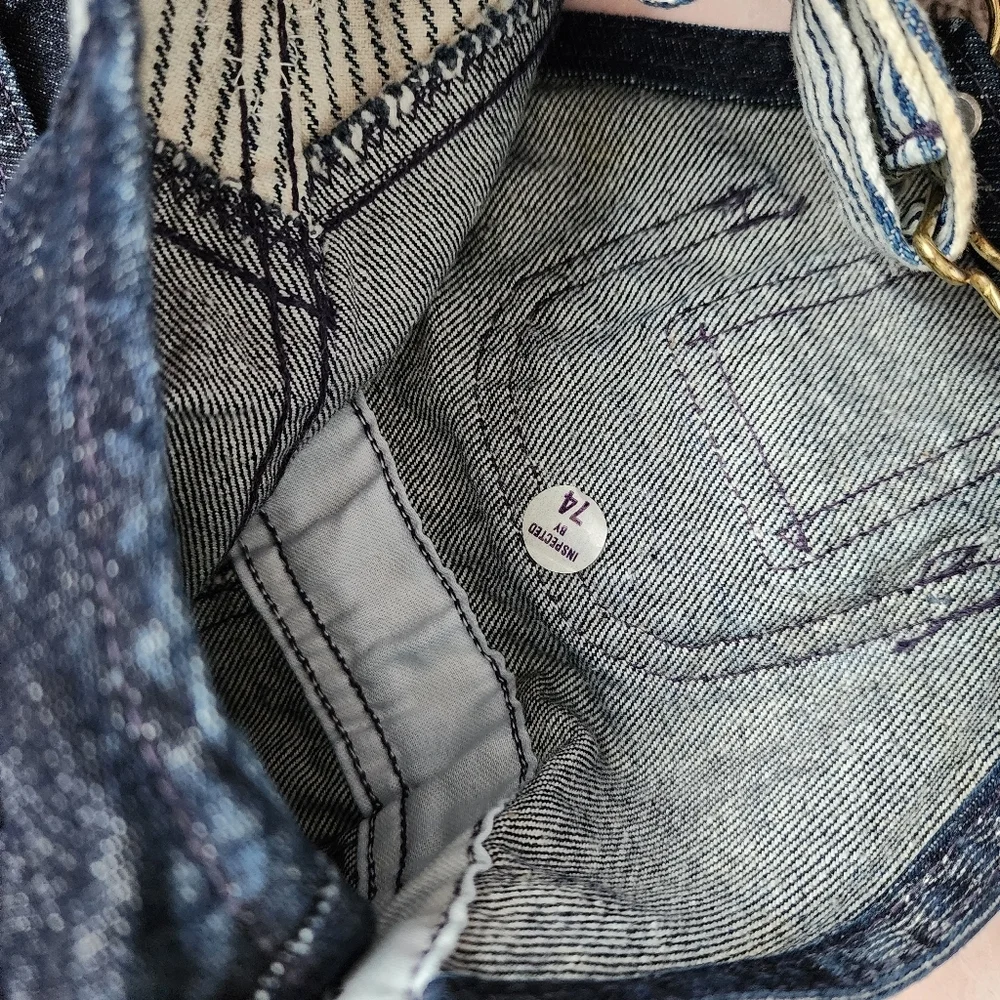 OSHKOSH B'GOSH x VINTAGE Vestback made‎ in USA denim overalls Union Made 12M